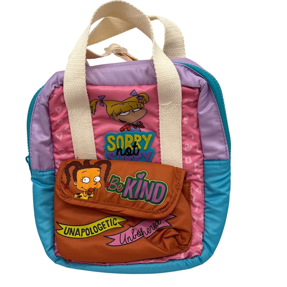 Rugrats Nickelodean Mini Angelica And Susie Backpack Kids Be Kind Colorblock
